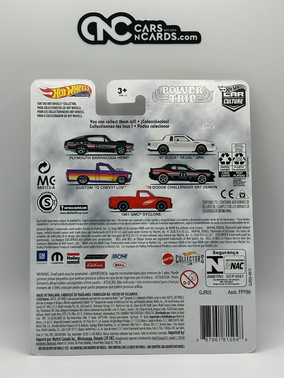 2020 Hot Wheels Premium Car Culture Power Trip Full Set of 5 Cars