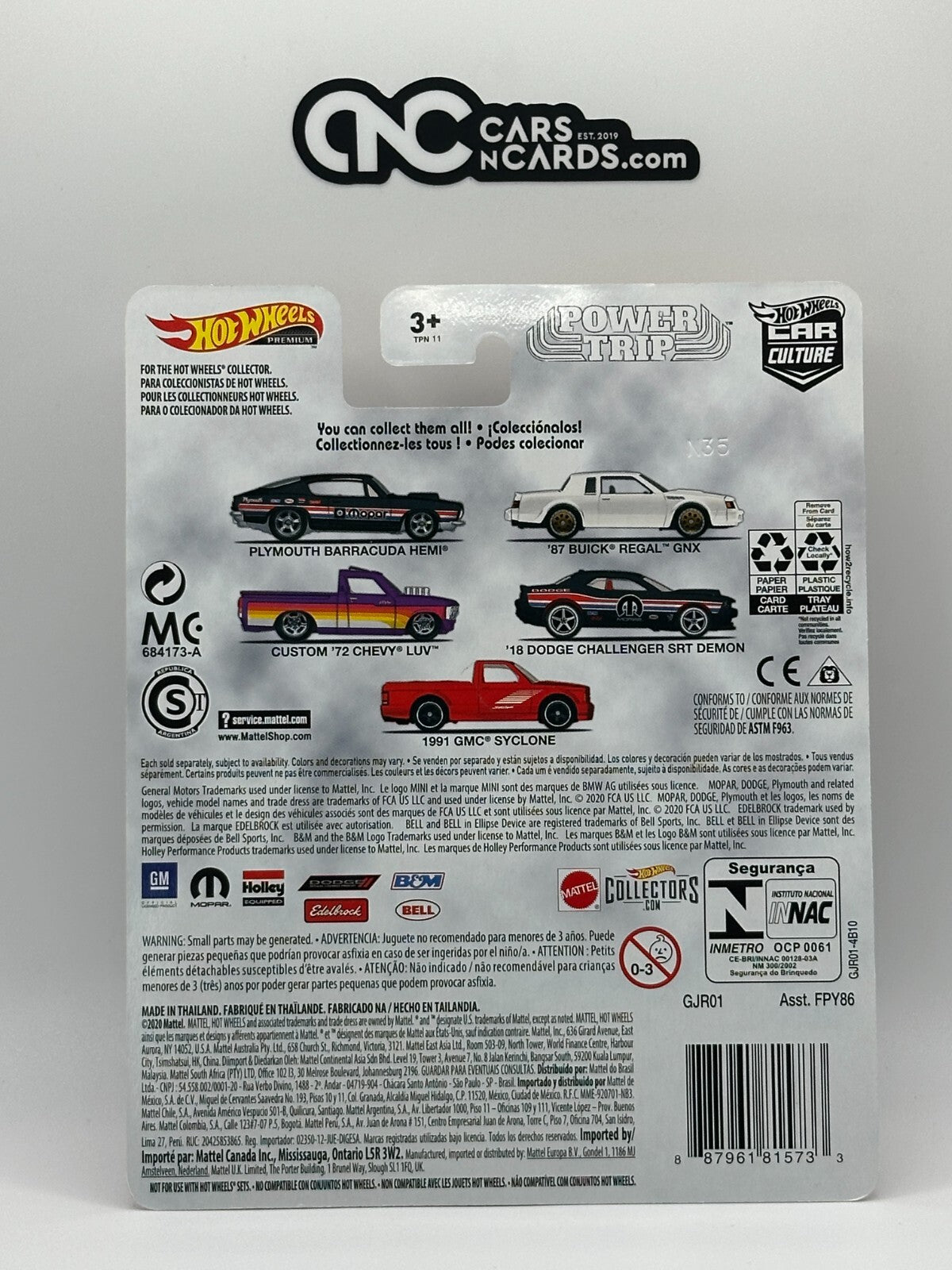 2020 Hot Wheels Premium Car Culture Power Trip Full Set of 5 Cars