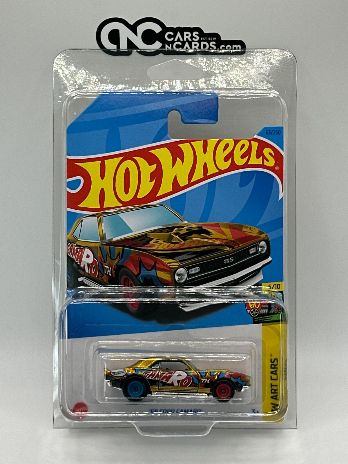 2023 Hot Wheels HW Art Cars 5/10 Super Treasure Hunt '68 COPO Camaro