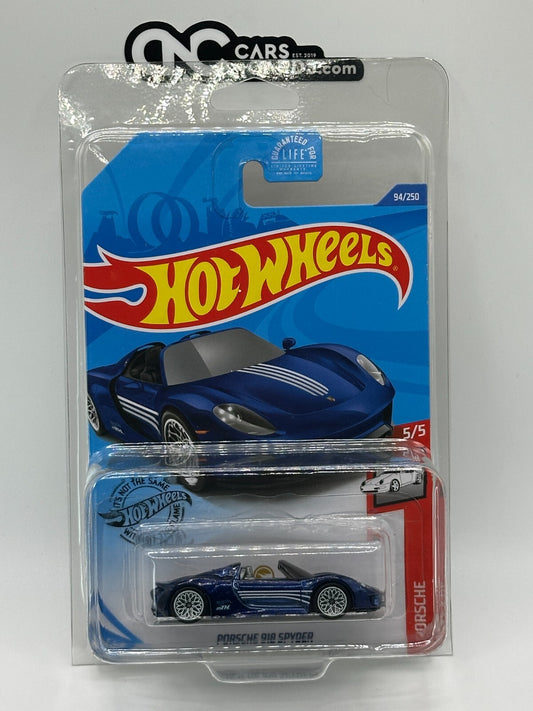 2020 Hot Wheels Super Treasure Hunt Porsche 918 Spyder (Cracked Blister)