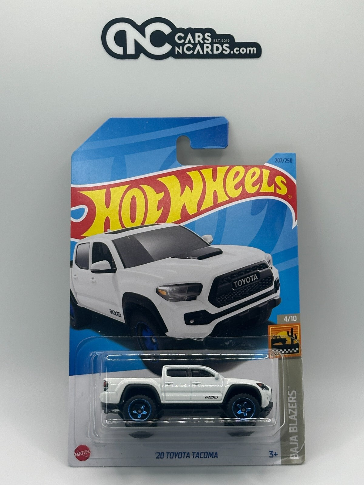 2023 Hot Wheels Baja Blazers 4/10 '20 Toyota Tacoma White