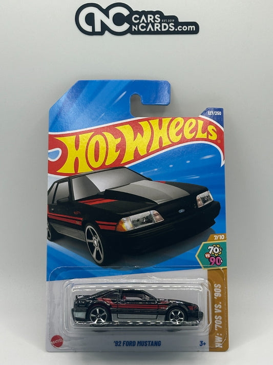 2025 Hot Wheels HW: '70s Vs. '90s '92 Ford Mustang Foxbody Black