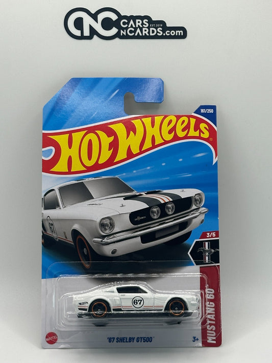 2025 Hot Wheels Mustang 60 #3/5 '67 Shelby GT500 White