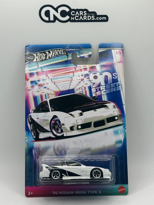 2024 Hot Wheels Silver Series 90s Street Scene '96 Nissan 180SX Type X