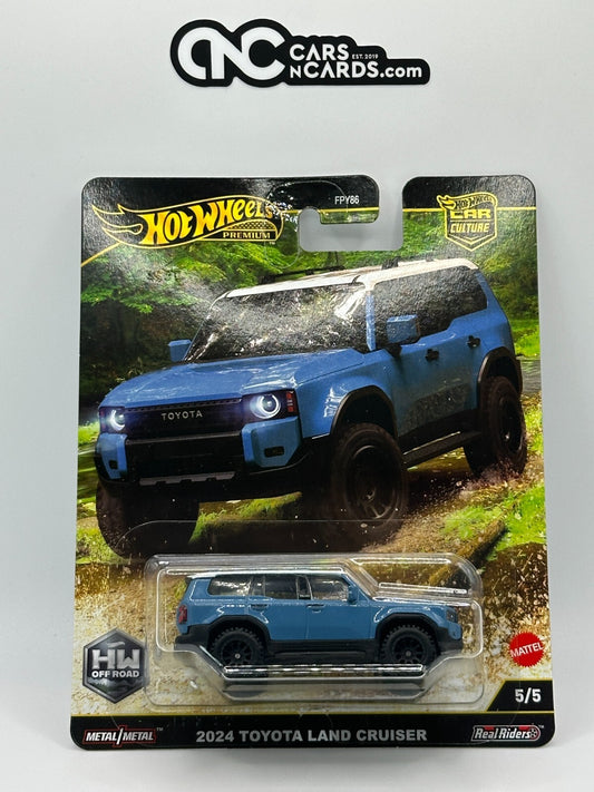2025 Hot Wheels Premium Car Culture HW Off Road 5/5 Toyota Land Cruiser Blue