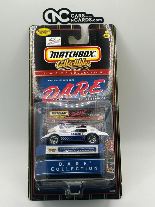 1999 Matchbox Collectibles D.A.R.E Collection Moorhead Police Chevrolet Corvette