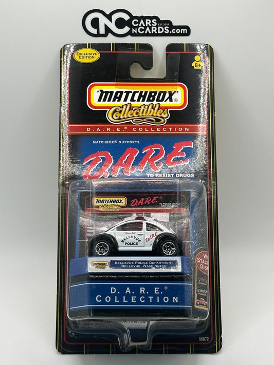 1999 Matchbox Collectibles D.A.R.E Collection Bellevue Police VW Beetle