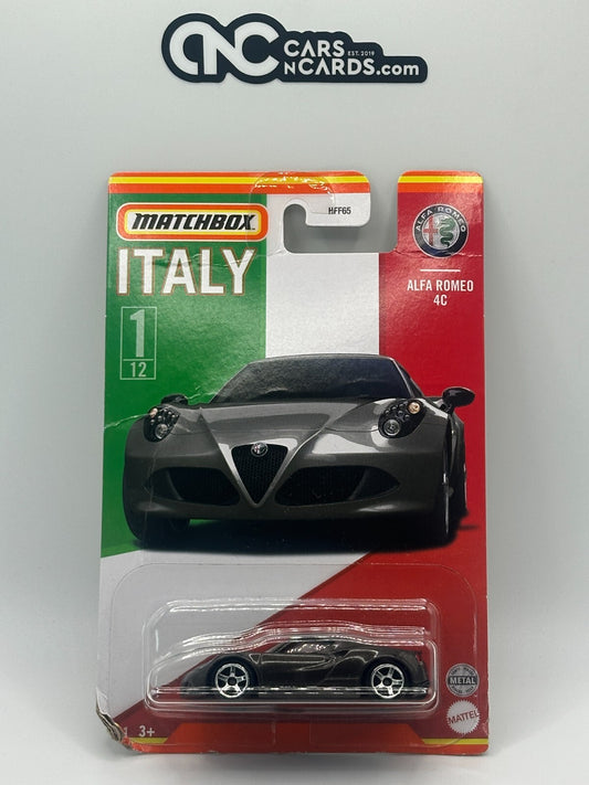 2021 Matchbox Italy Series 1/12 Alfa Romeo 4C (Card Damage)