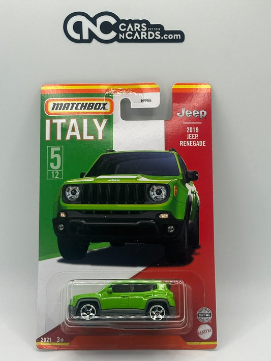 2021 Matchbox Italy Series 5/12 2019 Jeep Renegade (Card Damage)