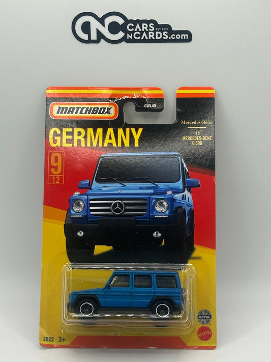 2022 Matchbox Germany 9/12 '15 Mercedes-Benz G 500 (Card/Blister Damage)
