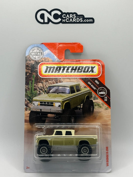 2019 Matchbox MBX Off-Road 10/20 '68 Dodge D-200