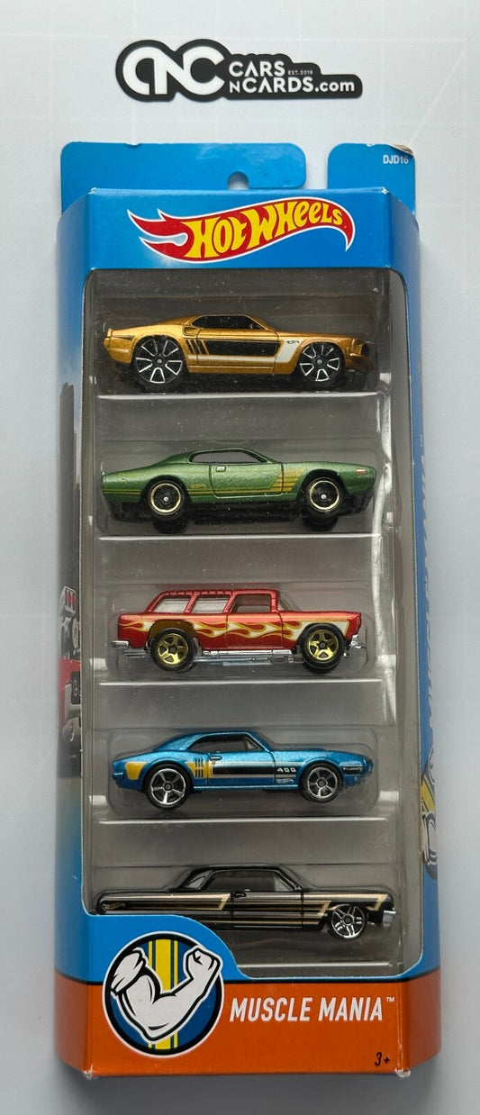 2016 Hot Wheels Muscle Mania 5 Pack Nomad/Mustang/Impala