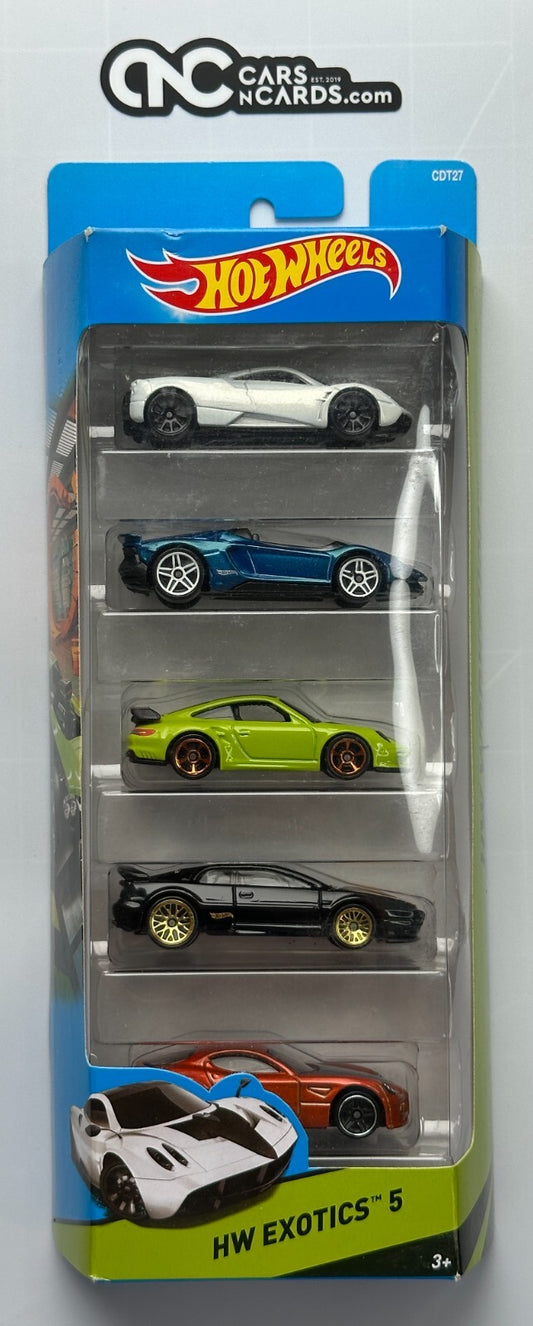 2015 Hot Wheels HW Workshop HW Exotics 5 Pagani/Lamborghini/Porsche/Lotus