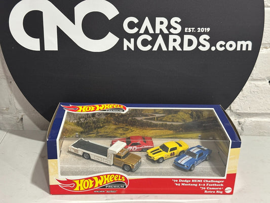 2020 Hot Wheels Premium Diorama Pony Rides Challenger/ Mustang / Camaro