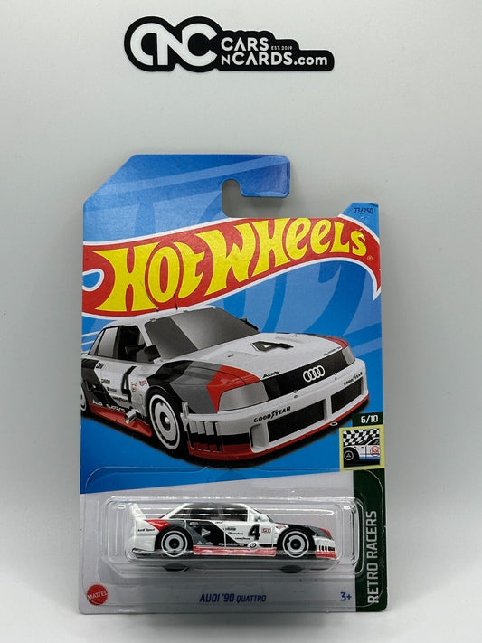 2023 Hot Wheels Retro Racers #6/10 Audi '90 Quattro White NIP