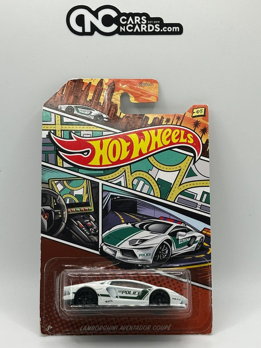2020 Hot Wheels Police Art Series 4/5 Lamborghini Aventador Coupe Police