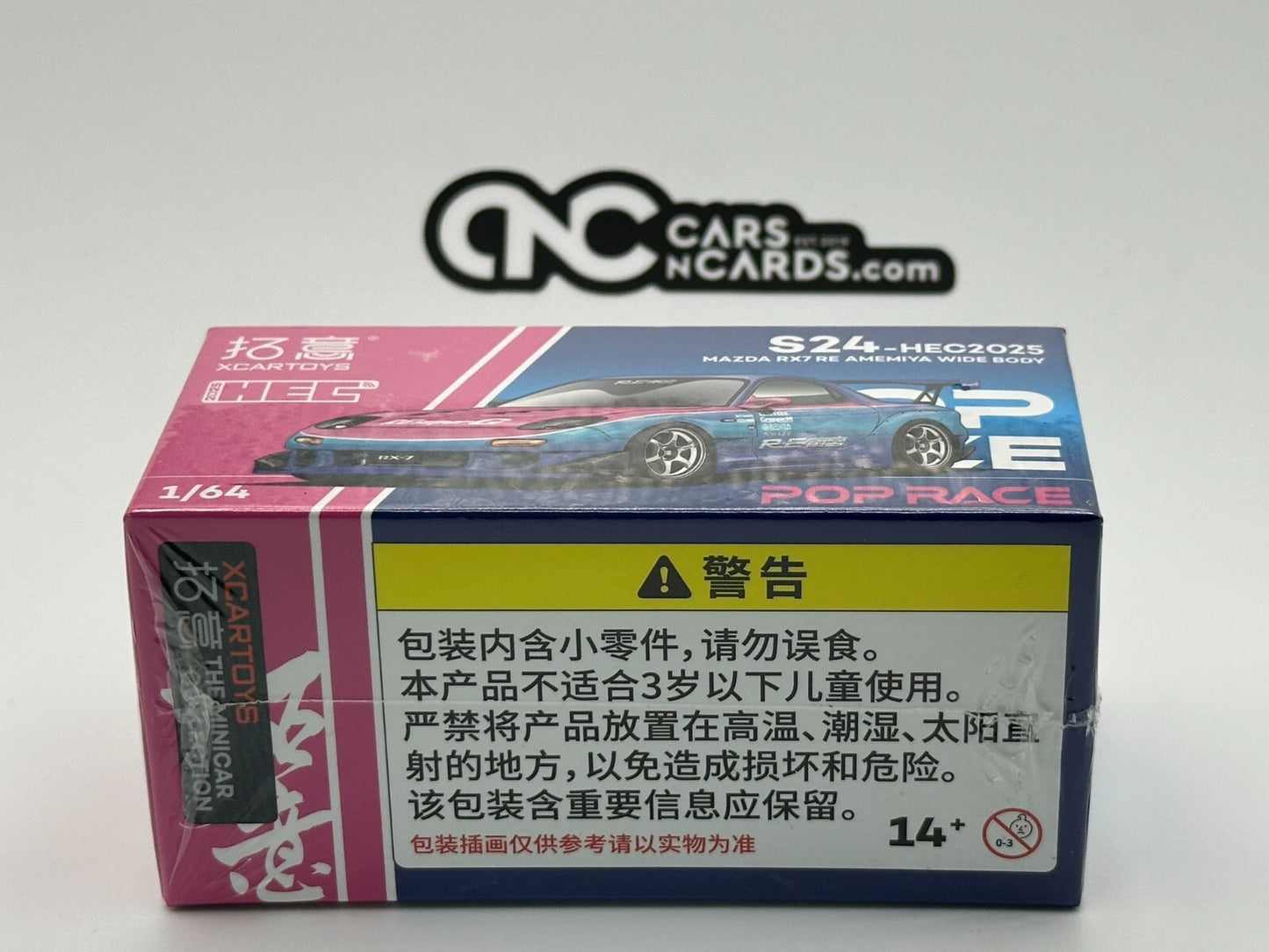 POPRACE HEC 2025 1:64 MAZDA RX7 RE AMEMIYA WIDE BODY S24-HEC2025