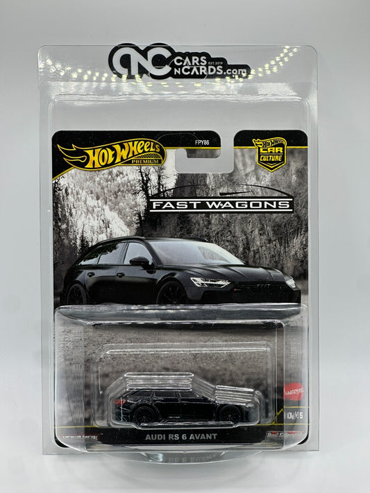 2025 Hot Wheels Premium Car Culture Fast Wagons Audi RS 6 Avant Chase 0/5
