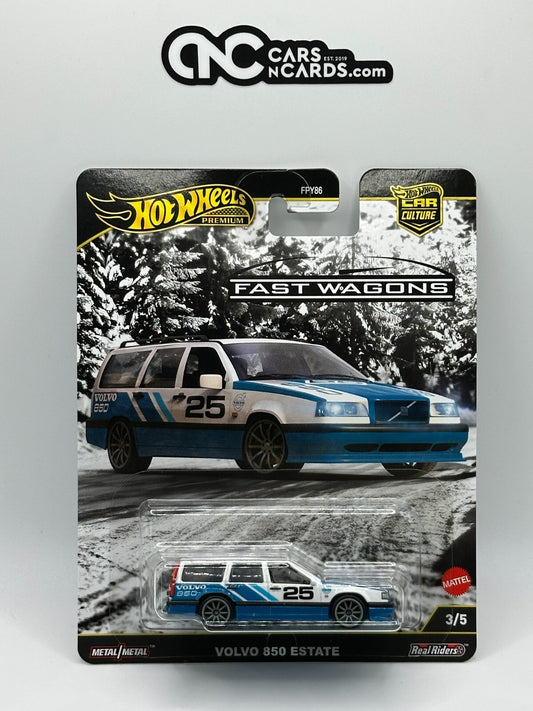 2025 Hot Wheels Premium Car Culture Fast Wagons 3/5 Volvo 850 Estate