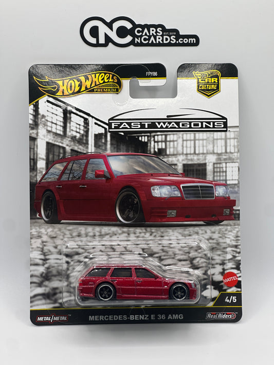 2025 Hot Wheels Premium Car Culture Fast Wagons 4/5 Mercedes-Benz E36 AMG
