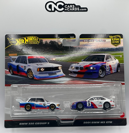 2025 Hot Wheels Premium Car Culture 2 Pack BMW 320 Group 5 & 2001 BMW M3 GTR