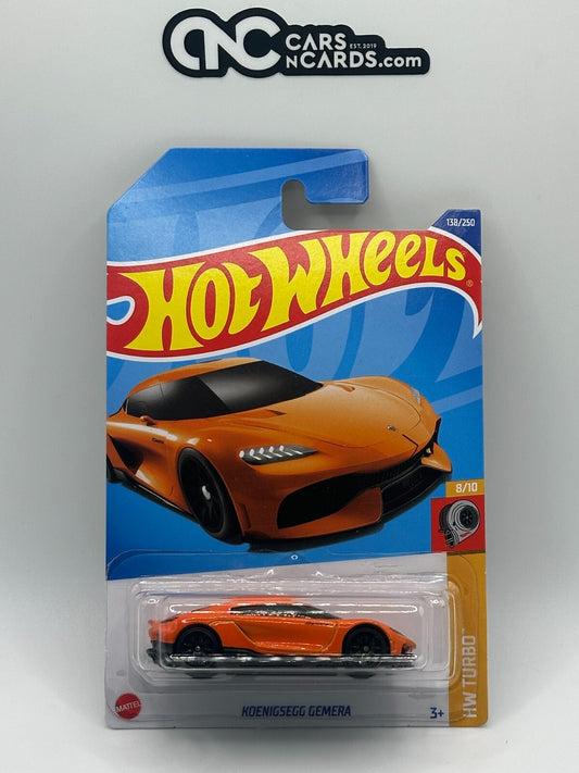 2022 Hot Wheels HW Turbo 8/10 Koenigsegg Gemera Orange