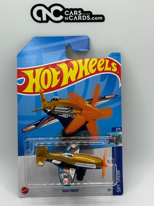 2023 Hot Wheels Sky Show 3/5 Mad Propz Treasure Hunt (Card Damage)