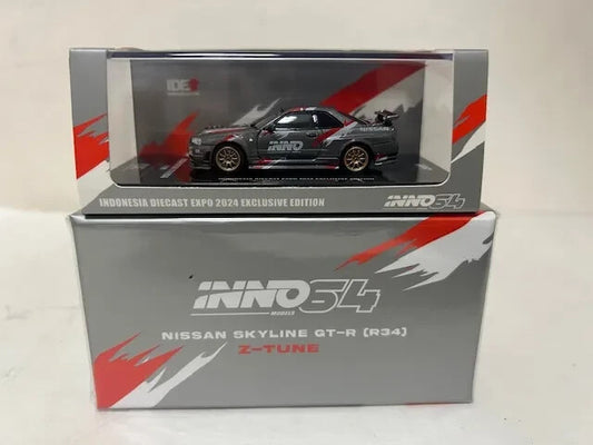 INNO64 1:64 Indonesia Diecast Expo 2024 Exclusive Nissan Skyline GT-R R34 Sealed