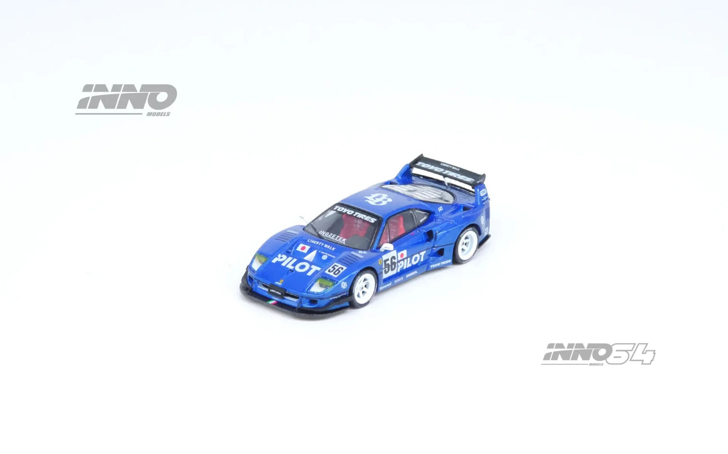 INNO64 1:64 Toyko Auto Salon 2024 Ferrari LB LBWK F40 Liberty Walk Sealed