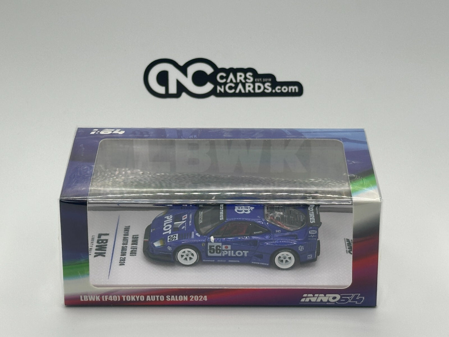 INNO64 1:64 Toyko Auto Salon 2024 Ferrari LB LBWK F40 Liberty Walk Sealed