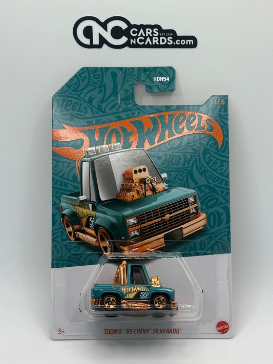 2024 Hot Wheels Pearl & Chrome '83 Chevy Silverado 56th Anniversary Soft Corners