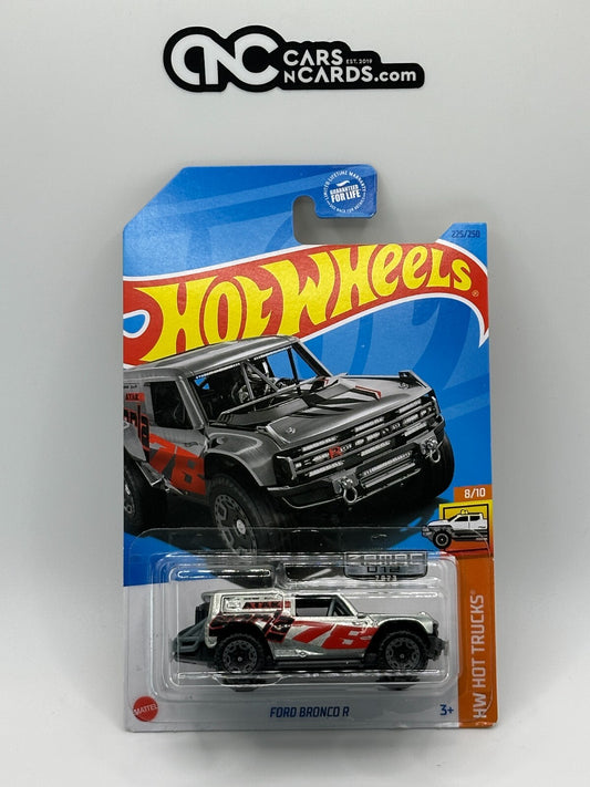 2023 Hot Wheels HW Hot Trucks 8/10 Zamac Ford Bronco R (Cracked Blister)