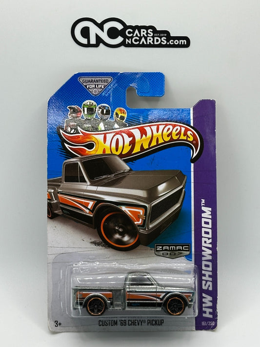 2013 Hot Wheels HW Showroom Zamac Custom '69 Chevy Pickup (Soft Corners)