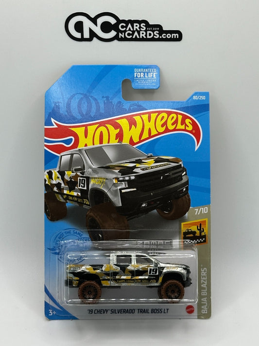 2021 Hot Wheels Baja Blazers 7/10 Zamac '19 Chevy Silverado Trail Boss LT