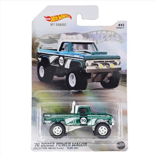 2023 Hot Wheels NFTGarage Series 7 HW Hot Trucks '70 Dodge Power Wagon Sealed
