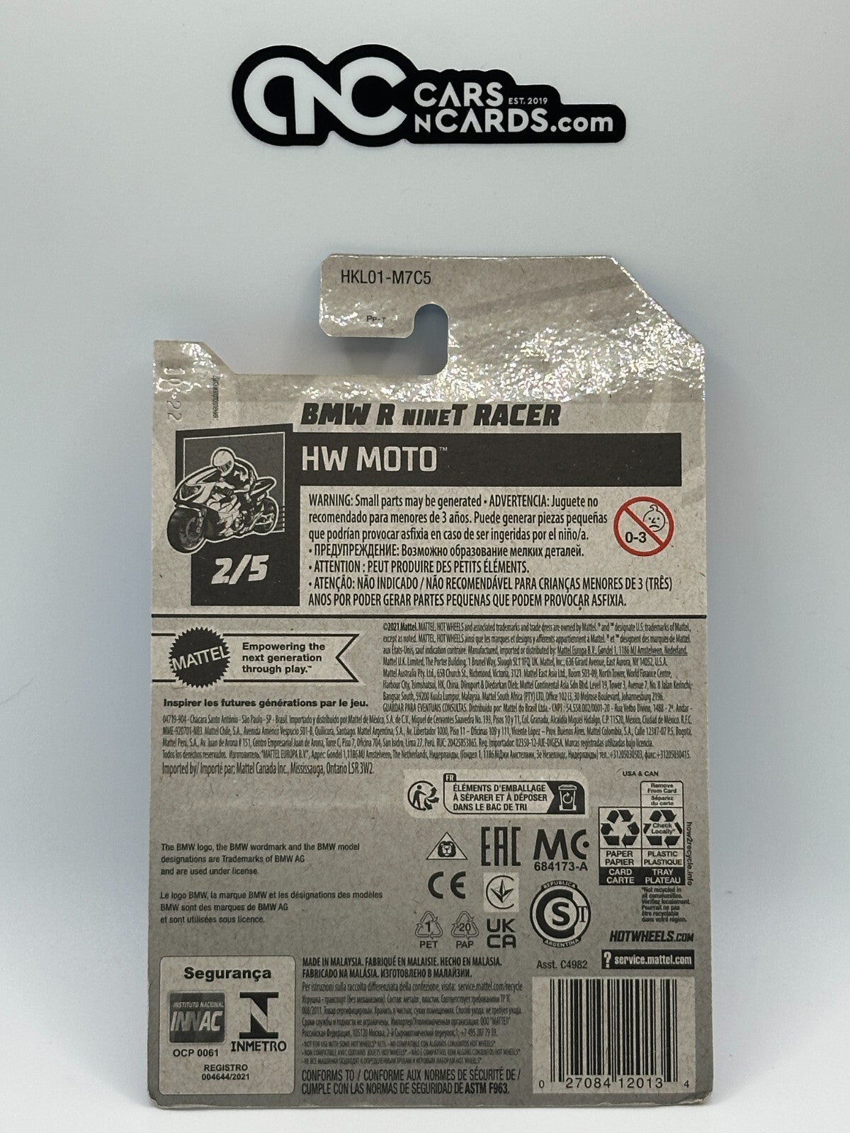 2023 Hot Wheels HW Moto 2/5 BMW R nineT Racer Treasure Hunt (Soft Corners)