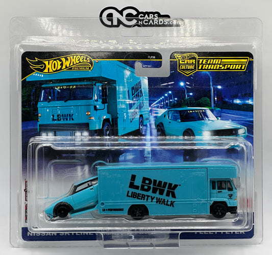 2024 Hot Wheels Premium Car Culture Team Transport Skyline LBWK With Protector