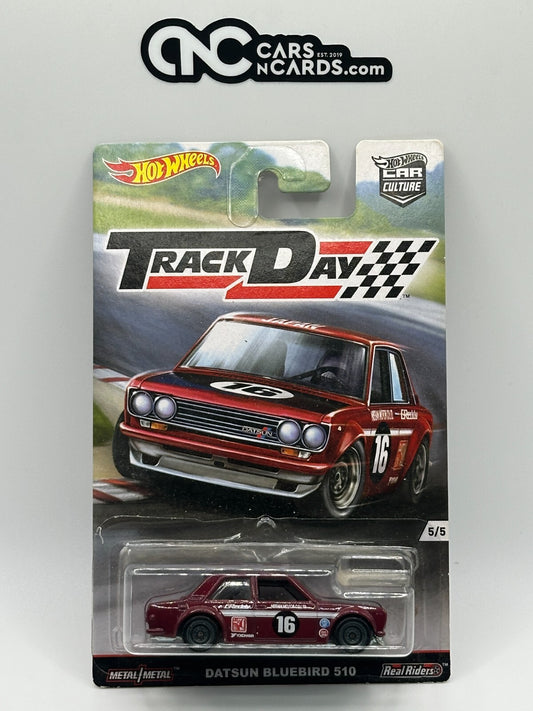 2016 Hot Wheels Premium Car Culture Track Day Datsun Bluebird 510 (Small Tear)