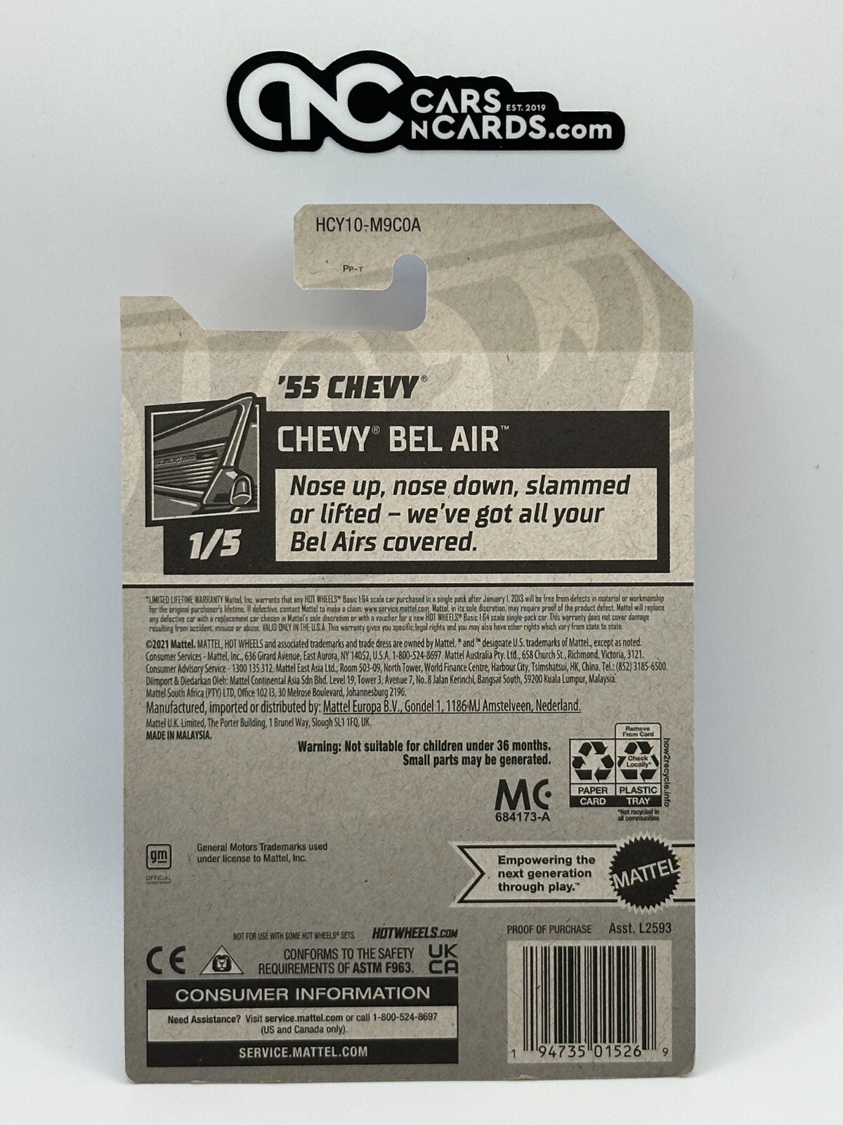 2022 Hot Wheels RLC Factory Sealed Chevy Bel Air '55 Chevy Super Treasure Hunt