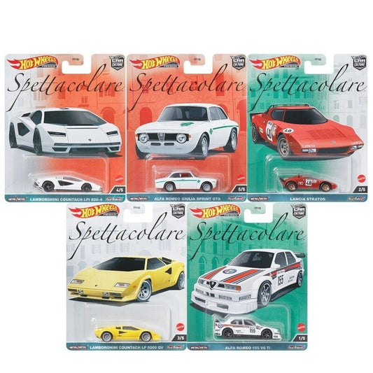 2023 Hot Wheels Premium Car Culture Spettacolare Full Set of 5 Cars