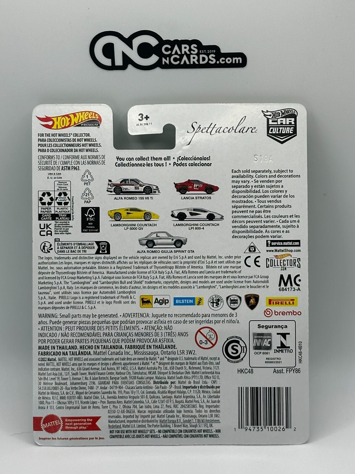 2023 Hot Wheels Premium Car Culture Spettacolare Full Set of 5 Cars