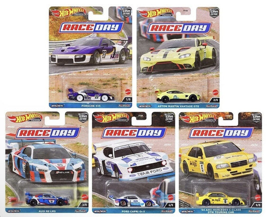 2023 Hot Wheels Premium Car Culture Race Day Full Set of 5 Cars