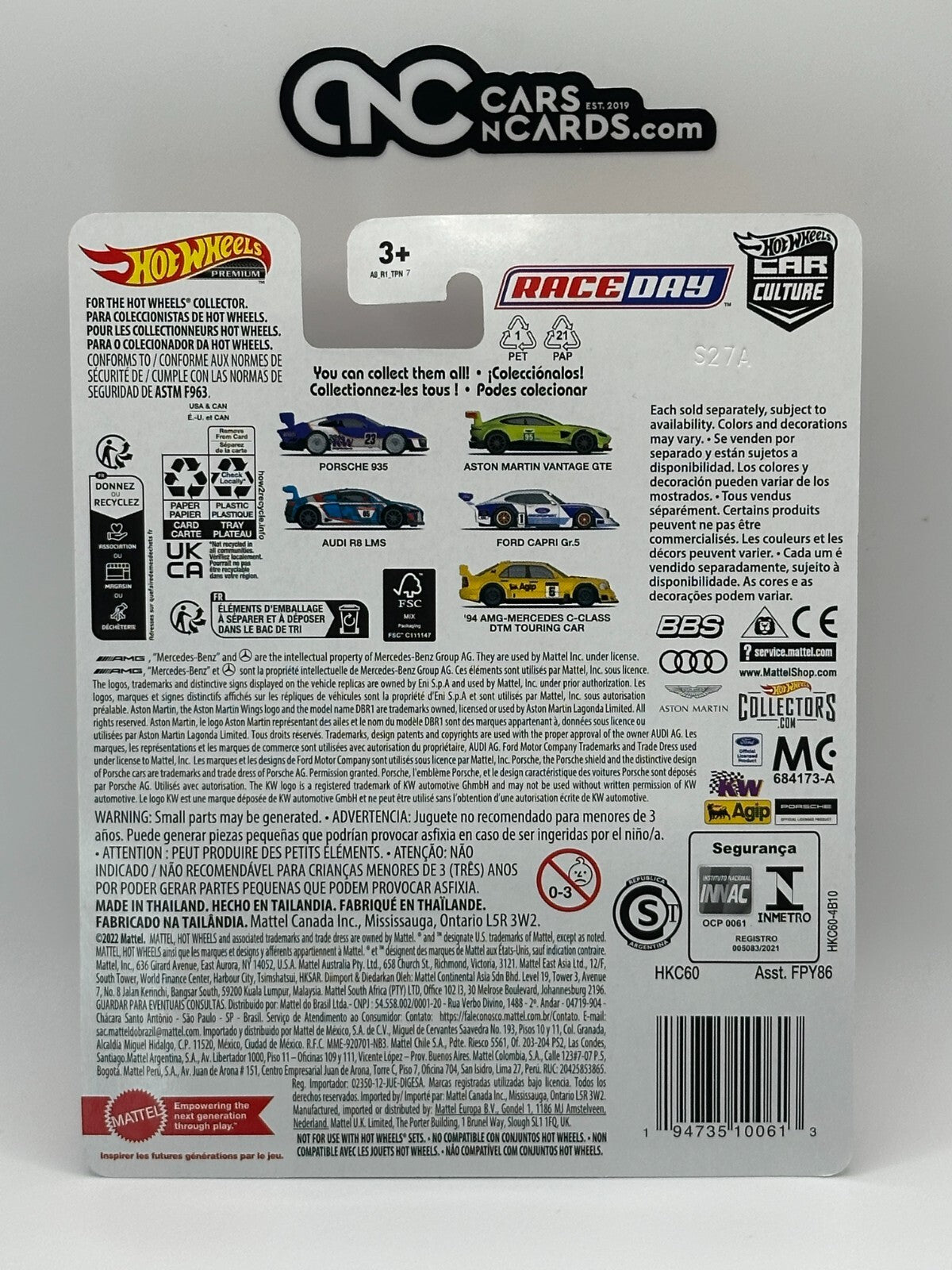 2023 Hot Wheels Premium Car Culture Race Day Full Set of 5 Cars