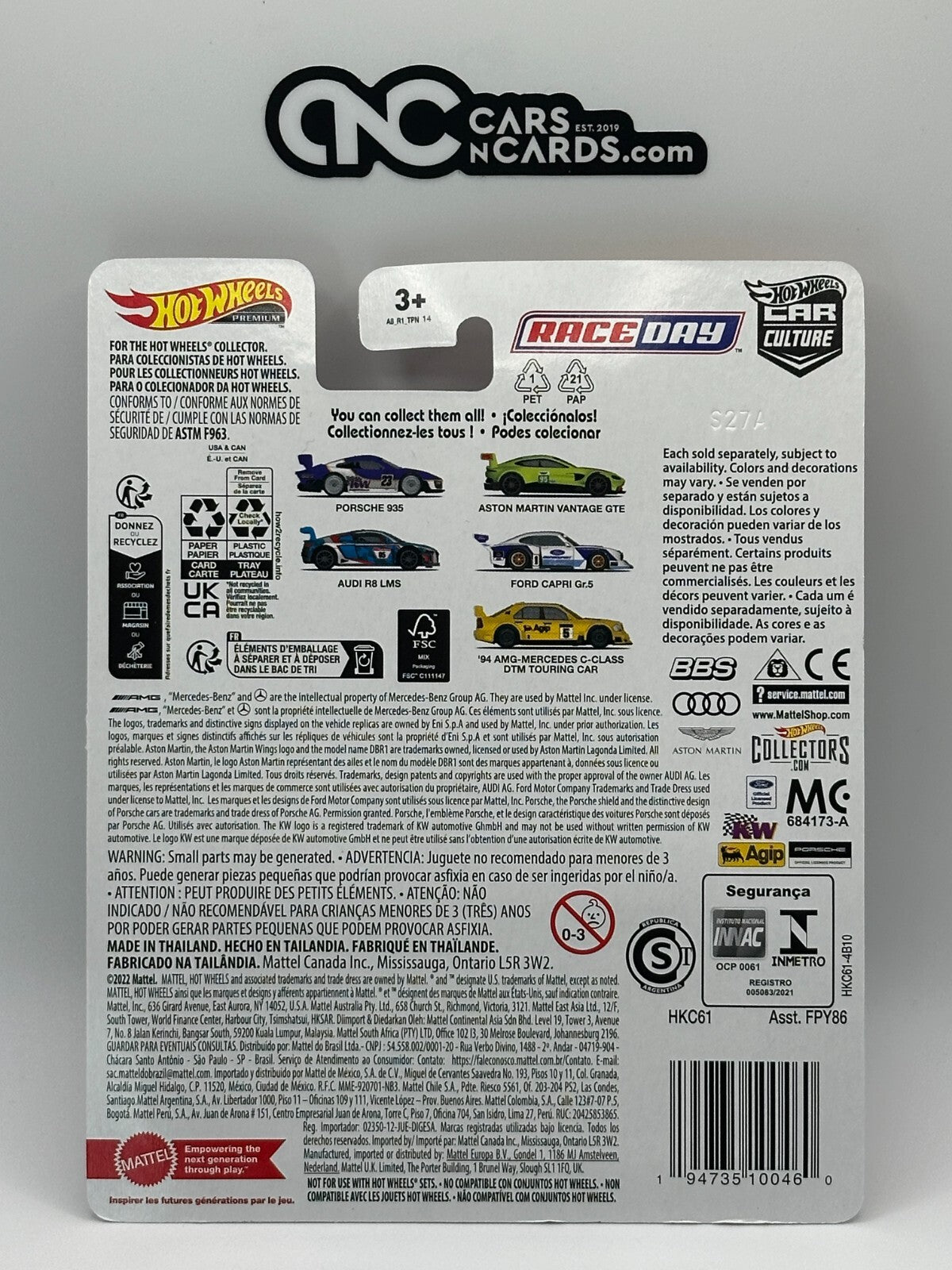 2023 Hot Wheels Premium Car Culture Race Day Full Set of 5 Cars