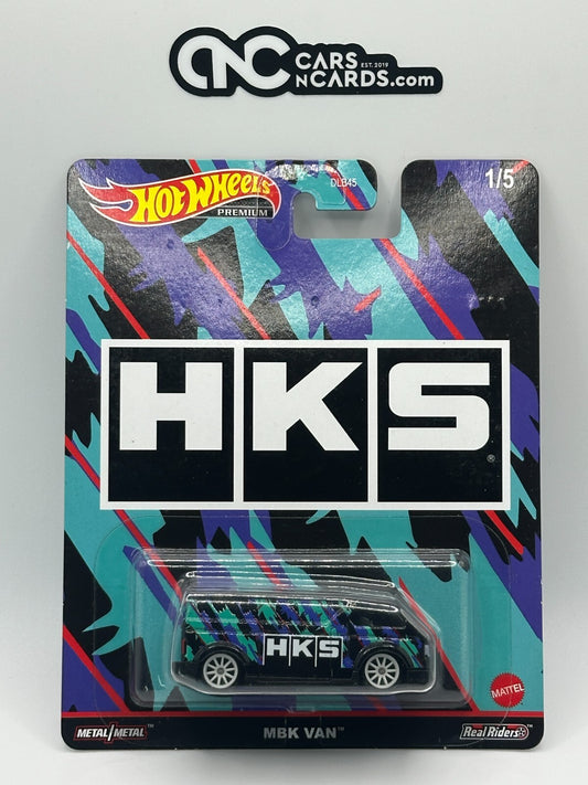2021 Hot Wheels Premium Pop Culture 1/5 HKS MBK Van (Small Hole in Card)
