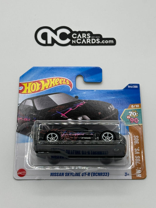 2025 Hot Wheels HW: '70s VS. '90s Nissan Skyline GT-R (BCNR33) Short Card