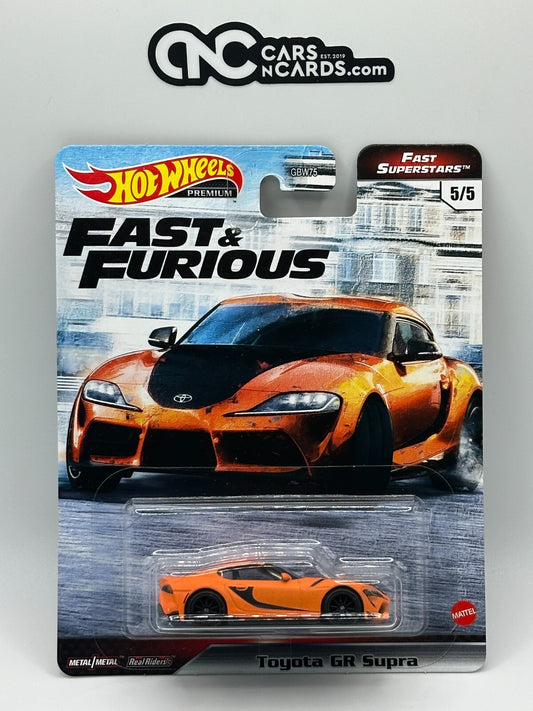2022 Hot Wheels Premium Fast & Furious Fast Superstars 5/5 Toyota GR Supra