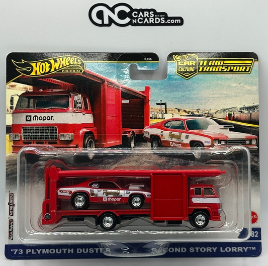 2025 Hot Wheels Premium Car Culture Team Transport ‘73 Plymouth Duster Mopar #82