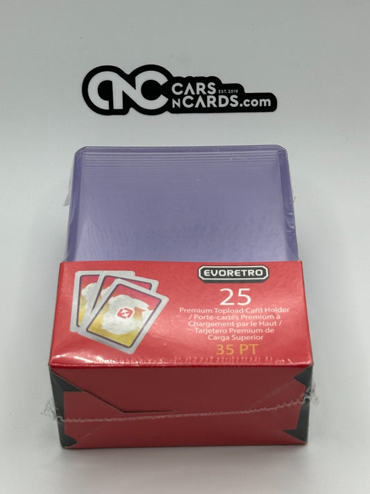 Evoretro 25 Premium Premium Topload Card Holder for TCG (ADD ONE TO YOUR ORDER)
