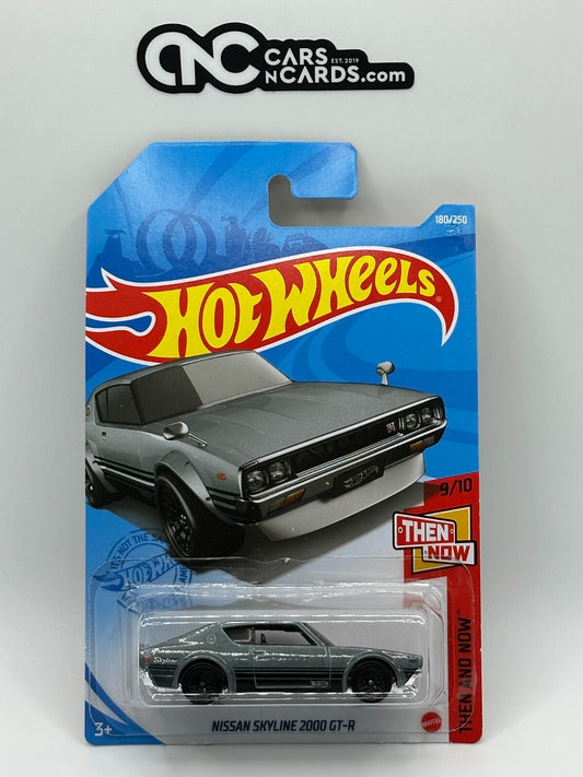 2021 Hot Wheels Then and Now 9/10 Nissan Skyline 2000 GT-R Gray